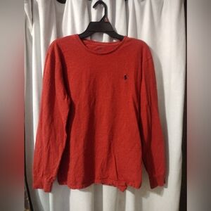 Polo Ralph Lauren Red Long sleeve Tee Large